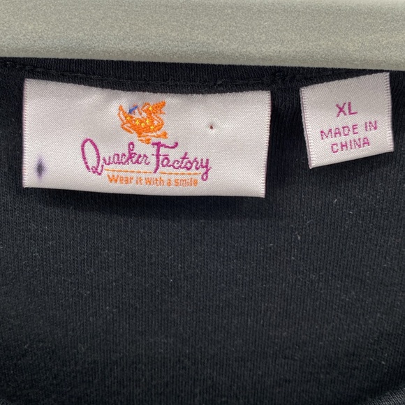 Quacker Factory Rhinestone Grommet Tank XL - Picture 8 of 10